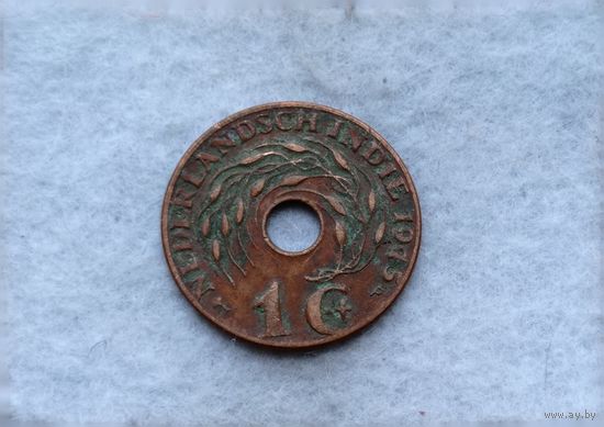 Werty71 Нидерландская Индия 1 цент 1945 Р