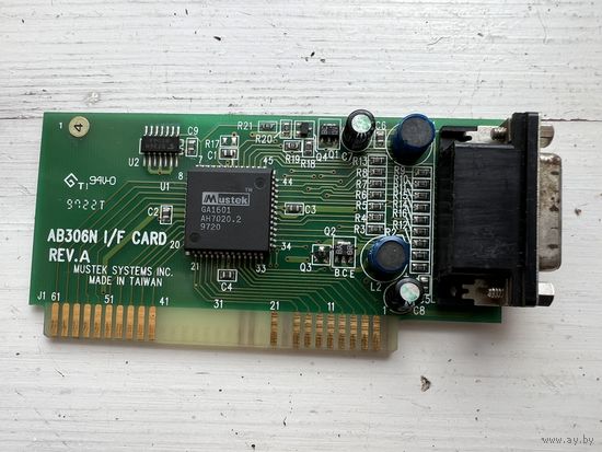 Контроллер AB306N I/F CARD ISA8 для сканера MUSTEK