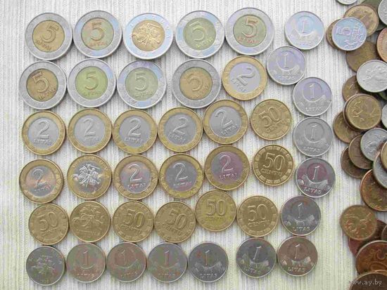 Монеты Литвы на 84 лита