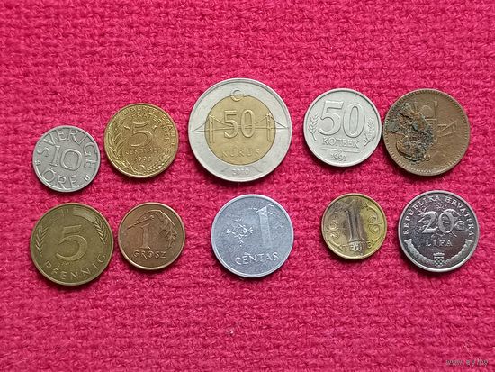 Лот монет Мира