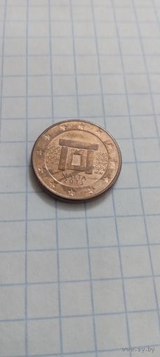 1 цент 2013г.  Мальта