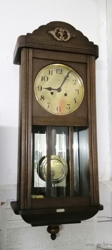 Большие часы с приятным боем Kienzle. Германия примерно 30гг прошлого века.