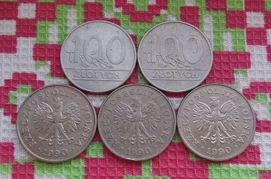 Польша 100 злотых 1990 года. Предложи свою цену или обмен!