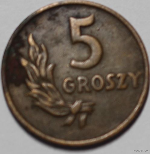 Польша, 5 грошей, 1949 год