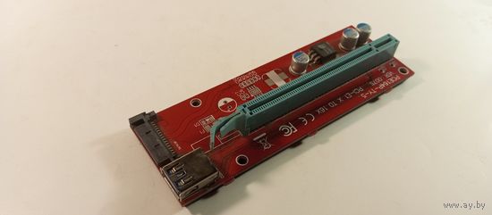 USB Riser с питанием SATA