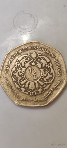 Иордания 1/4 Динара 1996