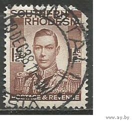 Южная Родезия. Король Георг VI. 1937г. Mi#44.