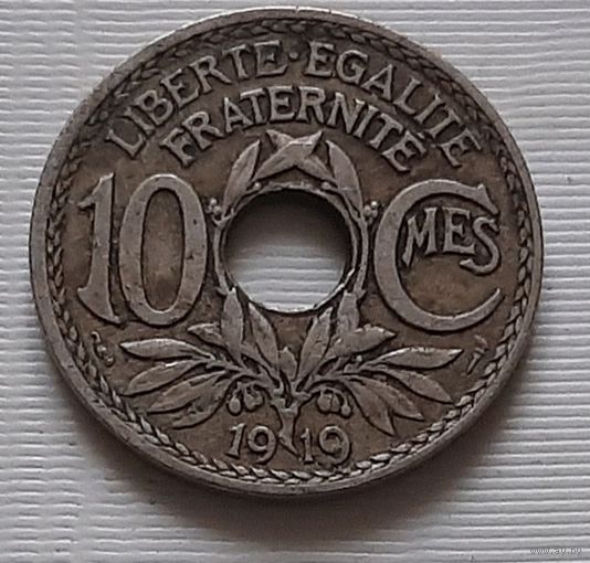 10 сантимов 1919 г. Франция