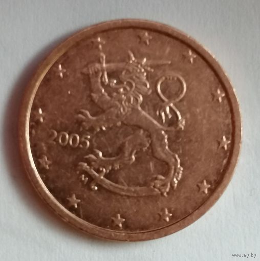 Финляндия 2 евроцента, 2005 г., KM# 99