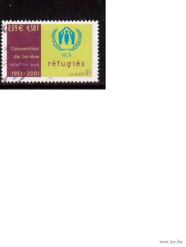 Франция-2001 (Мих.3556) , гаш.,
