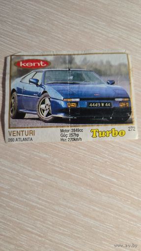 Вкладыша от жвачки TURBO 272