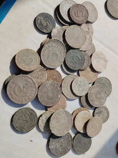 Германия монеты 41 штука