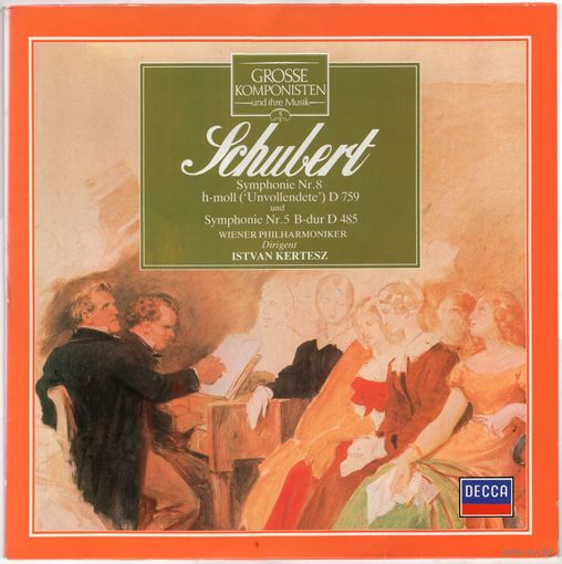 LP Schubert, Wiener Philharmoniker 'Symphonie Nr. 8, Symphonie Nr. 5'