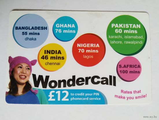 Телефонная карта. Англия