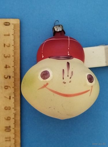 Ёлочная игрушка. Лягушонок. С рубля