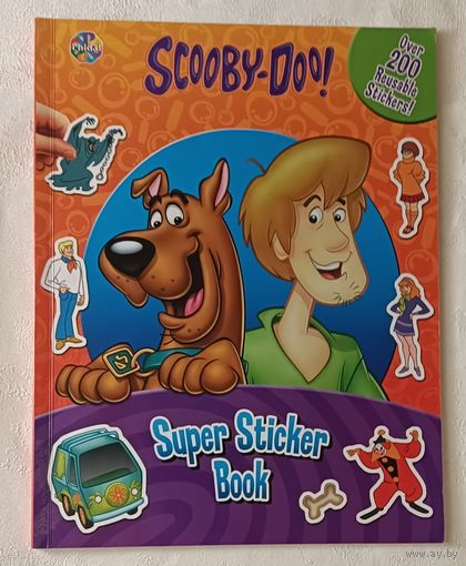 Scooby-Doo! Super Sticker Book/Скуби-Ду стикербук на английском языке. 2012