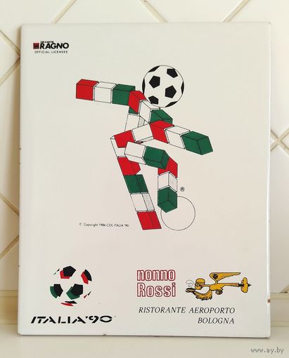 Панно плитка керамика. Италия. ЧМ 1990г.