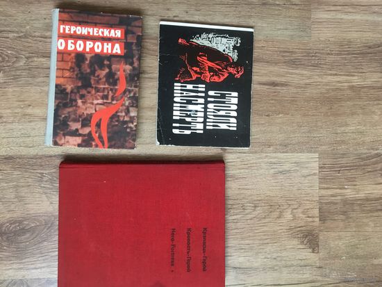 3 книги о Брестской  крепости советского периода  ОДНИМ  лотом!!!  цена  за  3!