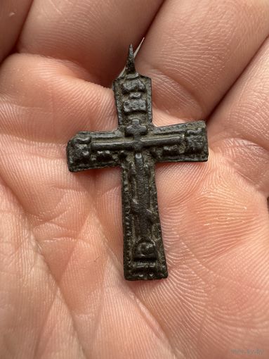 Крестик нательный старинный 8