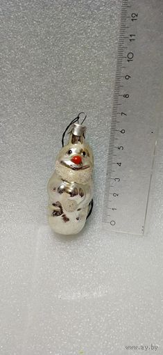 Ёлочная игрушка Гном (из набора "Белоснежка и семь гномов"). 20-25