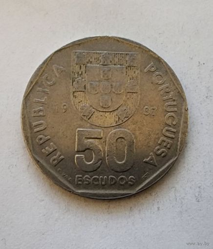 Португалия 50 эскудо, 1987
