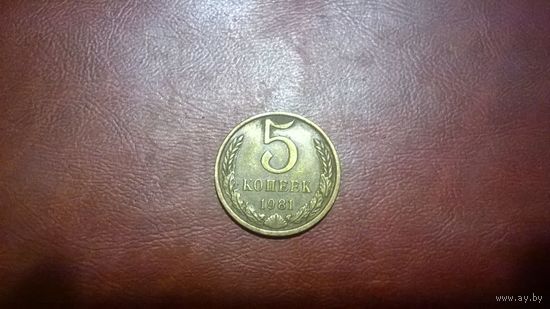 5 копеек 1981 года СССР