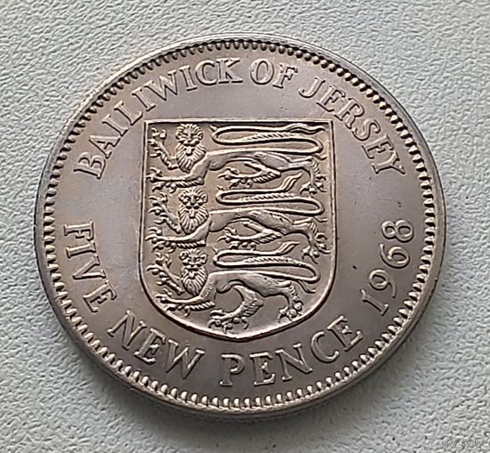Джерси 5 Пенсов, 1968 6-12-26