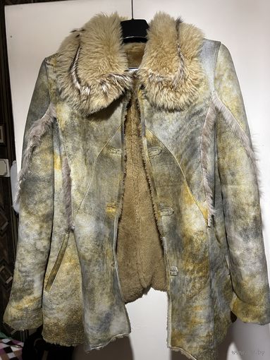 Дубленка натуральная Винтаж Италия Mario Botticelli 42-46