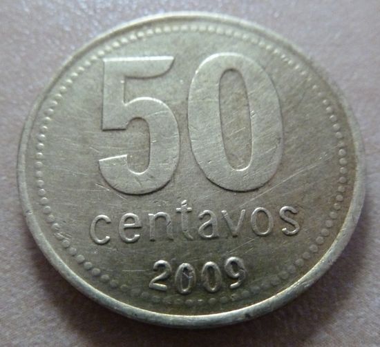 50 сентавос 2009 Аргентина