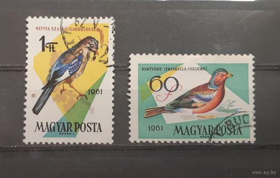 Венгрия. 1951 год. Фауна. Птицы