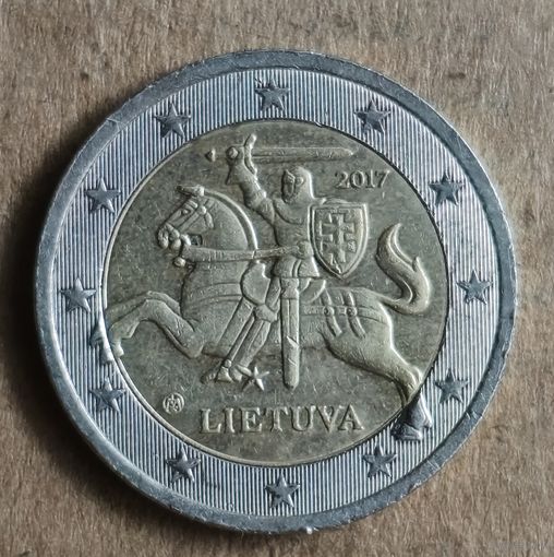 Литва 2 евро 2017 г., KM# 212