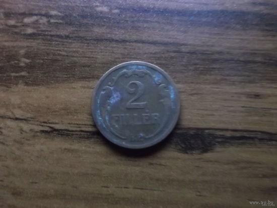 Венгрия 2 филлера 1927