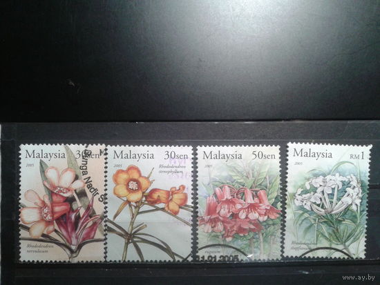 Малайзия, 2005. Рододендрон, полная серия