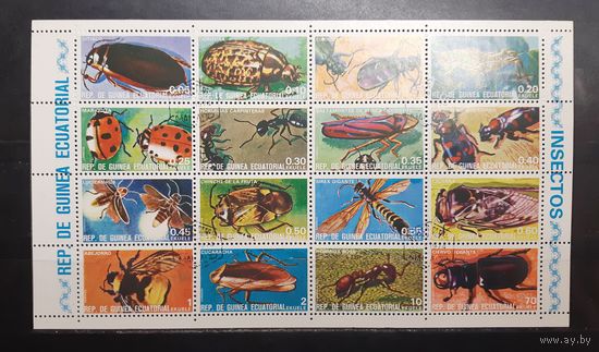 Экваториальная Гвинея. 1978 год. Фауна. Насекомые (1342)