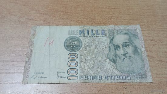1000  лир Италии