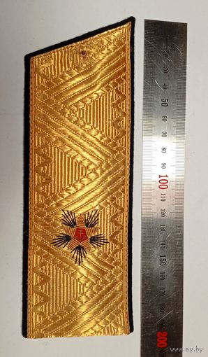 Одиночный погон на парадный мундир контр-адмирала флота СССР.