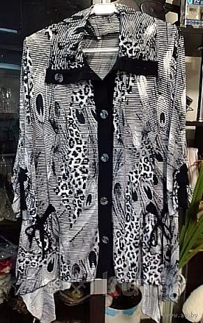 Трикотажная туника, вискоза, р-р 54-58