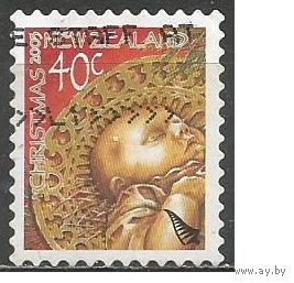 Новая Зеландия. Рождество. 2003г. Mi#2128.