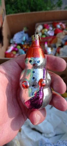 РЕДКАЯ ЁЛОЧНАЯ ИГРУШКА СССР СНЕГОВИК КАТАЛОГ СОСТОЯНИЕ ! НА  ФОТО . ОРИГИНАЛ  .  Распродажа Коллекции !!! . Экспресс  Аукцион  не с рубля без МПЦ и прочего 3 ДНЯ  .Много лотов в продаже .