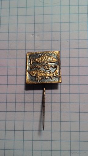 Зодиак. Рыбы. Латунь.