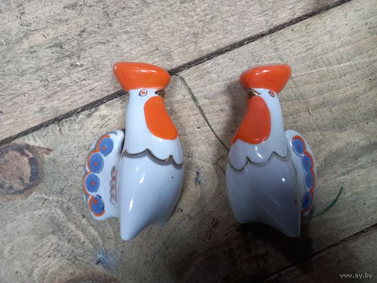 Солонка. сольница, перечница Петушок. СССР Полонка