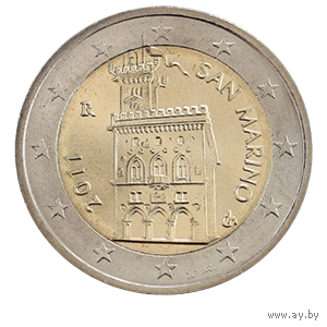 2 евро Сан-Марино 2011 UNC