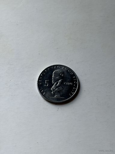 Острова Кука 2000 г. 5 центов