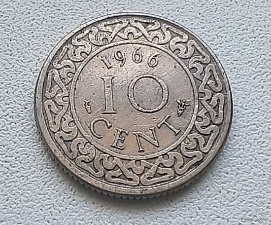 Суринам 10 центов, 1966   5-1-44