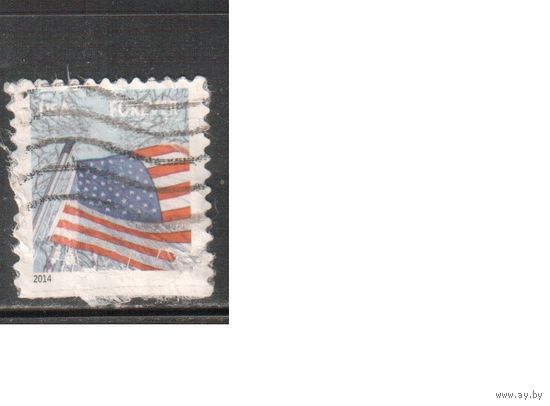 США-2013 (Мих.4972) , гаш.  ,Стандарт,  Флаги (1)