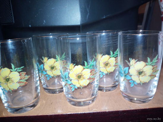 Стаканчики "БОГЕМИЯ"высота 8см.