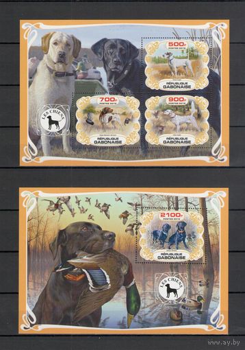 Габон 2019 Фауна собаки 1 лист и 1 блок MNH**