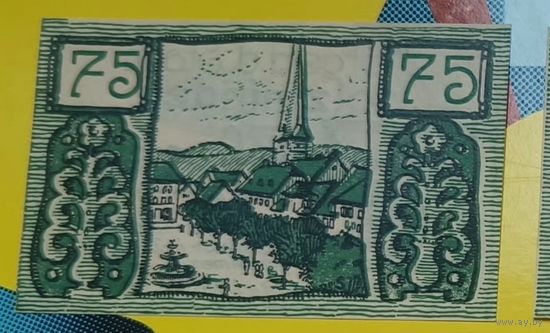 Нотгельд Германия 75 пфеннигов