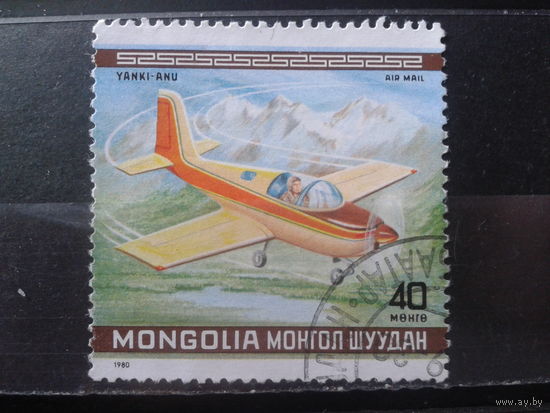 Монголия 1980 Спортивный самолет