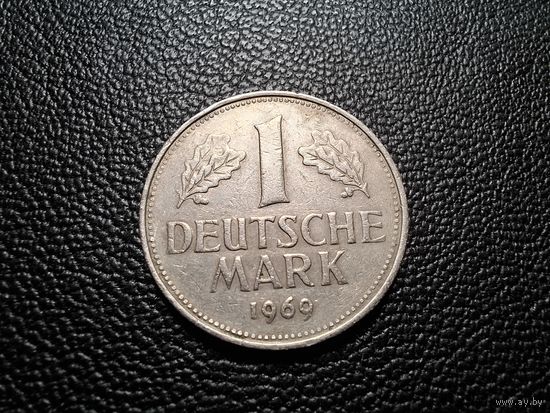 Германия 1 марка 1969 Карлсруэ